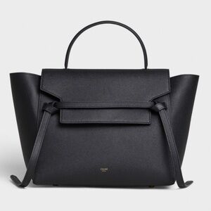 Celine Belt Bag Mini – Black & Gold – Full Set